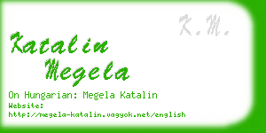 katalin megela business card